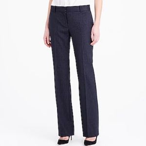 J. Crew Pin Striped 1035 Trousers Super 120s Wool